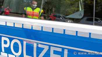 Essen: Messer in Vorderreifen eines Polizeiwagens gerammt - WAZ News