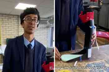 Queen Elizabeth's student wins Big Bang prize for leg brace
