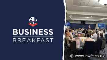 Business Breakfast Success - News - Bolton Wanderers