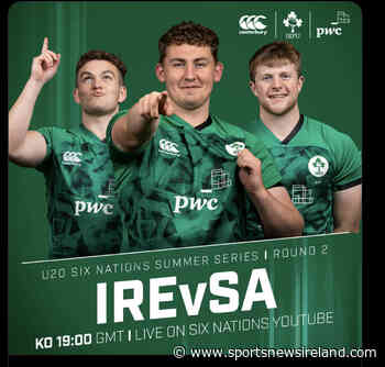 U20 Rugby TV details – Watch South Africa v Ireland live online - SportsNewsIRELAND