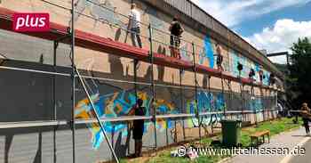 Hip-Hop Jam: Graffiti-Kunst macht Herborn bunt - Mittelhessen