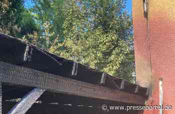 FW-OB: Feuerwehr verhindert bei Garagenbrand schlimmeres