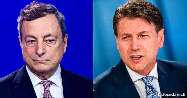 Conte: “Pressioni di Draghi per cacciarmi? Sconcerto”. Il premier a domanda precisa non smentisce. Poi lo fa Palazzo Chigi con una velina 4 ore dopo