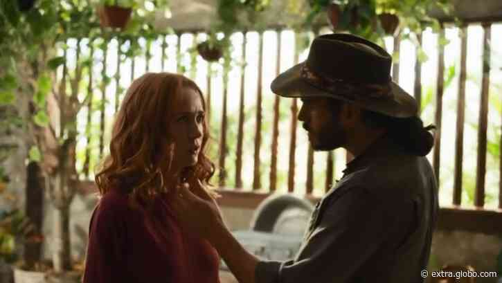 Em 'Pantanal', Irma e Trindade se beijam pela primeira vez, após ele se declarar: 'Eu quero ocê, o nosso destino tá escrito' - Extra