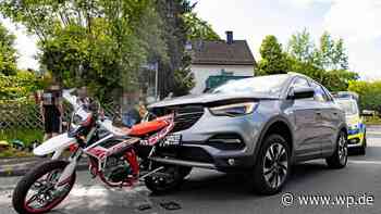 Netphen: Autofahrer rammt junge Motorrad-Fahranfängerin - WP News