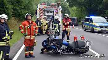 Netphen: Schwerer Motorradunfall – Hubschrauber im Einsatz - WP News