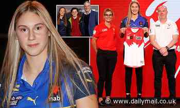 Sydney nab Montana Ham as their No 1 pick in the AFLW draft - Daily Mail