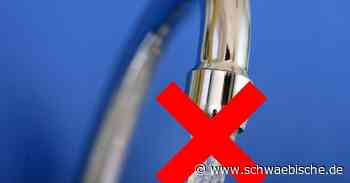 Wasserrohrbruch: Nahe Rundsporthalle kein Wasser in Ellwangen - Schwäbische