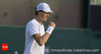 Jannik Sinner's first tour-level win on grass sends Stanislas Wawrinka out of Wimbledon - Times of India