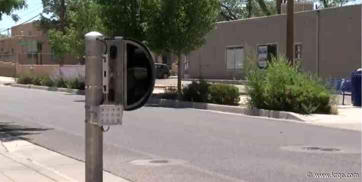 City of Albuquerque removes speed camera after thieves strike