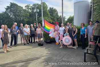 Pride Flag raised Monday at Courtenay City Hall - Comox Valley Record