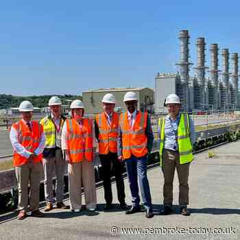 RWE welcomes Vaughan Gething MS to Pembroke site | pembroke-today.co.uk - Pembroke and Pembroke Dock Observer