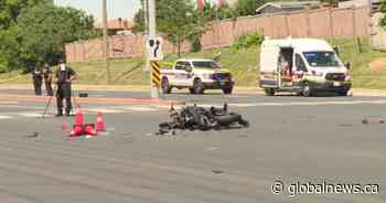 Motorcyclist dead after collision involving bus in Vaughan: police - Global News