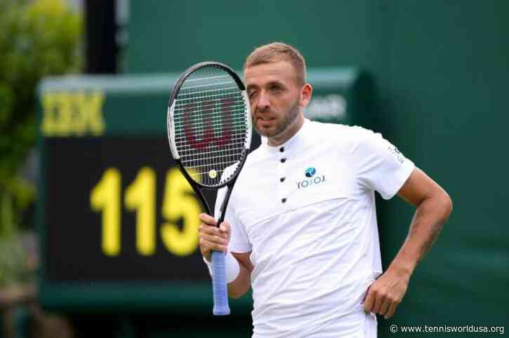 Dan Evans shares thoughts after disappointing Wimbledon exit