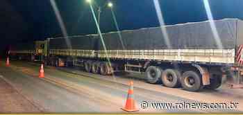PRF recupera 2 caminhões com registro de roubo em Pimenta Bueno, RO - ROLNEWS
