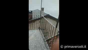 Avvisaglie temporalesche: in Valle Cervo chicchi di grandine come susine - Prima Vercelli