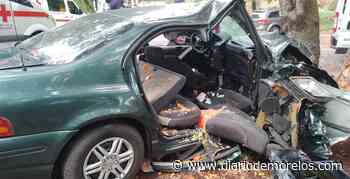 Siete heridos tras fuerte choque en la México-Cuernavaca, a la altura de Montecasino - Diario de Morelos