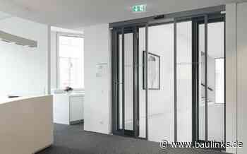 Automatische Fluchtwegschiebetür neu von G+U mit zugelassenem Feuerschutzabschluss von Hörmann