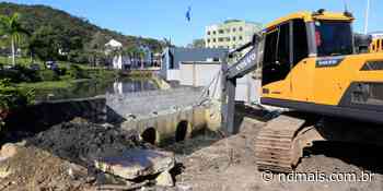 Sete meses após desabamento de calçada, Joinville inicia obra de reconstrução no trecho - ND Mais