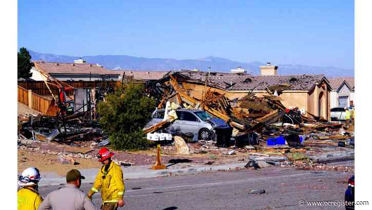 1 injured, house destroyed in Victorville explosion