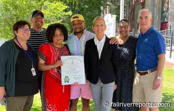 Massachusetts State Rep Fiola honors Fall River woman for community work, becoming foster mom to nearly 300 children - Fall River Reporter