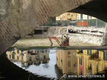 Rapallo: piazzetta Ruffini non c’è più, ora si abbassa il greto - LevanteNews.it