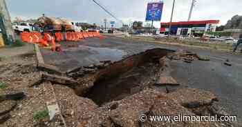 Lluvia en Hermosillo: Se abre socavón en bulevar Paseo del Río y Solidaridad - EL IMPARCIAL Sonora