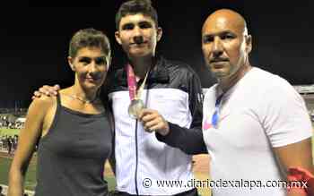 ¡Alejandro Cárdenas Jr. logra plata en atletismo! - Diario de Xalapa