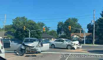 Crash causes backup on highway ramps in Kitchener - CTV News Kitchener