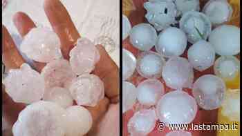 Temporale e grandine sul lago d'Orta con chicchi grossi come noci - La Stampa