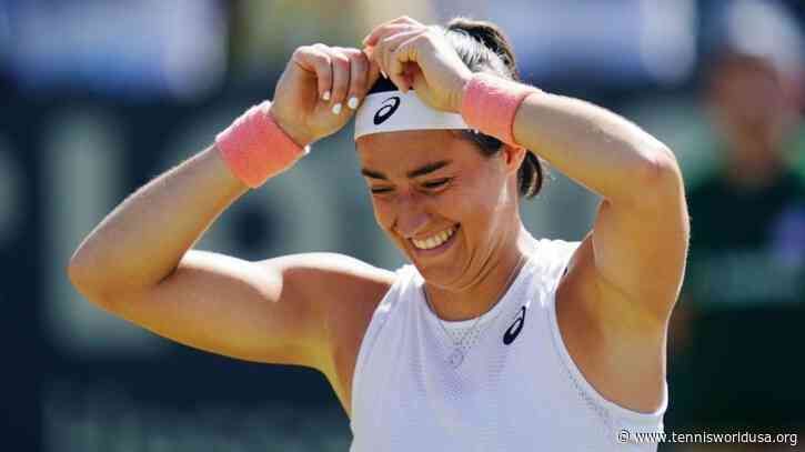 Caroline Garcia reacts to dismantling Emma Raducanu at Wimbledon