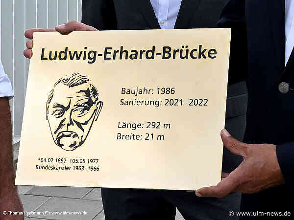 Ludwig-Erhard-Brücke in Ulm sechs Wochen früher als geplant fertiggestellt