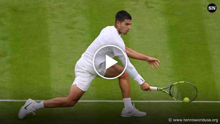 Wimbledon 2022: Carlos Alcaraz made a real magic