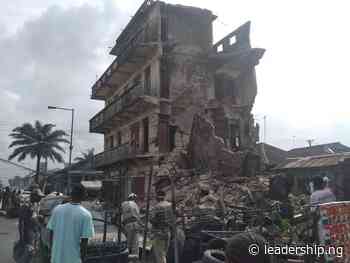 3-storey Colonial Building Marked For Demolition Collapses In Rivers - Leadership News