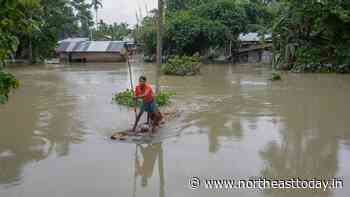 Arunachal Pradesh : Surging Water Levels Of Siang, Silley Rivers; Inundates Several Households In Assam's Jonai - NorthEast Today