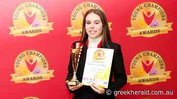Antonia Kyriakos wins at the Cumberland Young Champions Awards - The Greek Herald