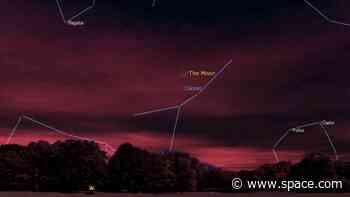 Catch the moon basking in Earthshine this weekend