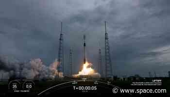 SpaceX launches SES-22 communications satellite, lands rocket at sea