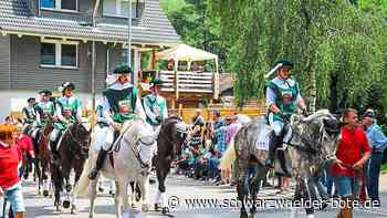 Fein herausgeputzt: Wildberg schmückt sich zum Schäferlauf in den  Stadtfarben