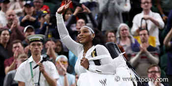 Serena Williams says ‘onward and up’ after first-round Wimbledon loss