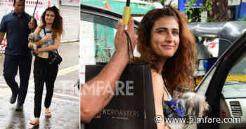 Fatima Sana Shaikh is all smiles as she s clicked with her pet in Mumbai - Filmfare