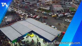 Cientos de personas buscan combustibles en Riobamba - Teleamazonas
