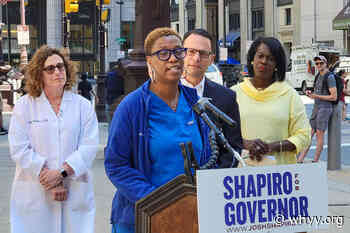 Medical professionals join Shapiro in show of support for his Pa. gubernatorial campaign - WHYY