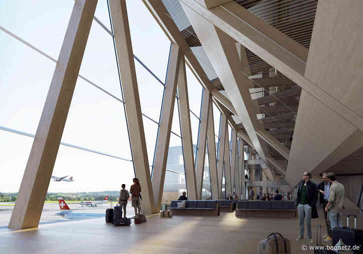 Schweizer Tor zur Welt in Holz
 - Zürich plant neues Flughafenterminal