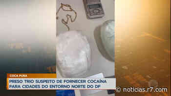 Trio é preso com mais de 1 kg de cocaína em Formosa, no Entorno - R7