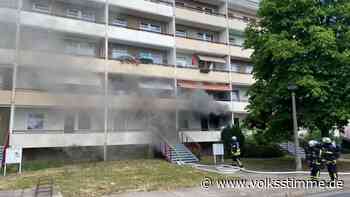 Brand in Mehrfamilienhaus in Stendal - Volksstimme