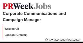 Webrecruit: Corporate Communications and Campaign Manager