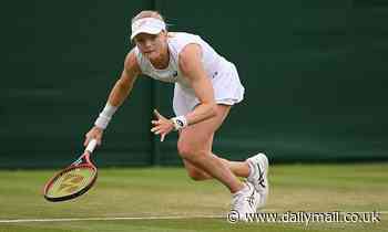 Britain's Harriet Dart is knocked out of Wimbledon with 6-4, 3-6, 1-6 defeat to Jessica Pegula