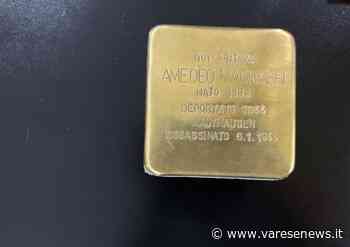 A Samarate è arrivata la pietra d'inciampo dedicata ad Amedeo Magnaghi - varesenews.it