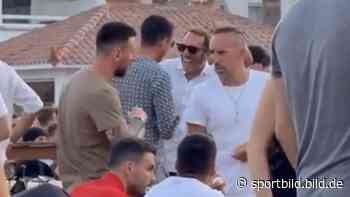 FC Bayern München: Franck Ribéry feiert mit Lionel Messi auf Ibiza! - SportBILD